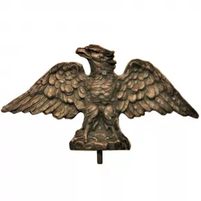 Zierteil 280 x 160mm Adler Spezialmasse Nussbaum rtlich