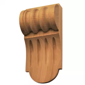 Holzauflage Eiche Buche Tanne 75 x 160mm