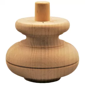 Holzfu Durchmesser 100mm Lnge 80mm