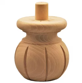 Holzfu in Durchmesser 85mm Lnge 90mm