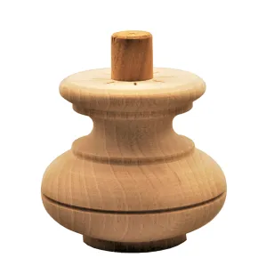 Holzfu Durchmesser 90mm Lnge 80mm