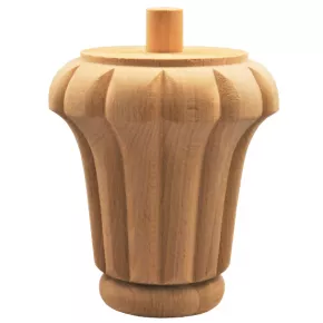 Holzfu Durchmesser 125mm Lnge 140mm