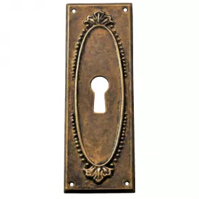 Schlsselschild Messingblech 33 x 98mm