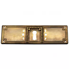 Schlsselschild Messingblech 82 x 28mm