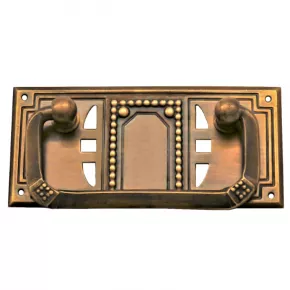 Griffschild Messingblech 82 x 28mm