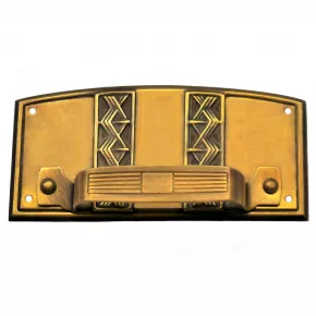 Griffschild Messingblech 100 x 48mm