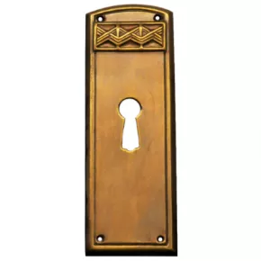 Schlsselschild Messingblech in 30 x 95mm