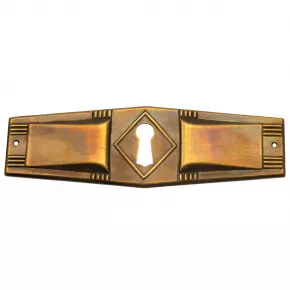 Schlsselschild Messingblech 110 x 33mm