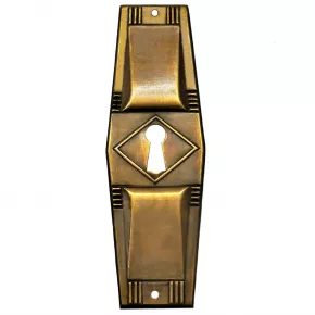 Schlsselschild Messingblech 33 x 110mm