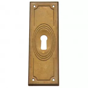 Schlsselschild Messingblech 30 x 95mm