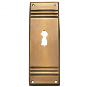 Schlüsselschild Messingblech 33 x 95mm