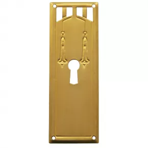 Schlsselschild Messingblech 35 x 95mm