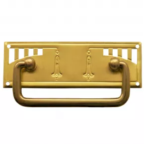 Griffschild Messingblech 95 x 35mm