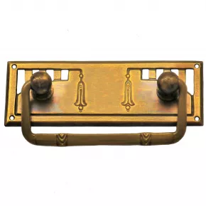 Griffschild Messingblech 80 x 28mm