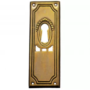 Schlsselschild Messingblech 33 x 95mm