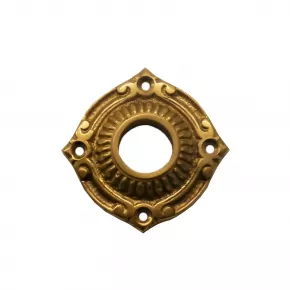 Drckerrosette Messing in Lnge 50mm Breite 50mm