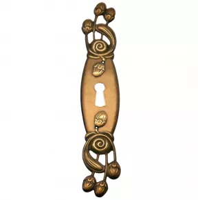 Schlsselschild Messingblech 26 x 145mm