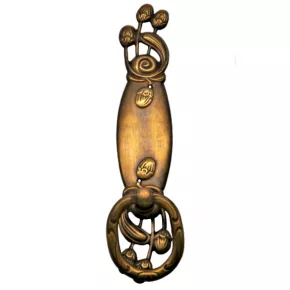 Griffschild Ringgriff Messingblech 26 x 145mm