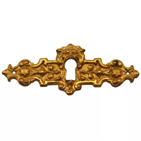 Schlsselschild Messingguss 100 x 40mm