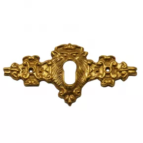 Schlsselschild Messingguss 80 x 35mm