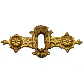 Schlsselschild 90 x 35mm Messingguss