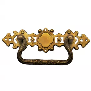 Griffschild Messingblech 108 x 35mm