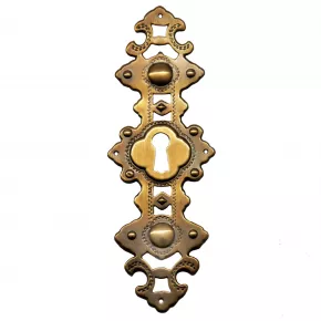 Schlsselschild Messingblech 44 x 132mm