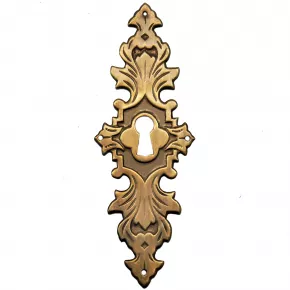 Schlsselschild Messingblech 43 x 128mm