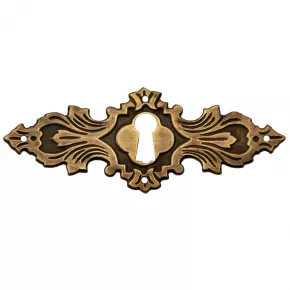 Schlsselschild Messingblech 93 x 38mm