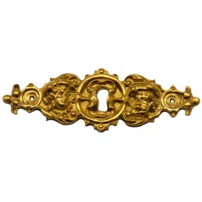 Schlsselschild Messingguss 115 x 38mm