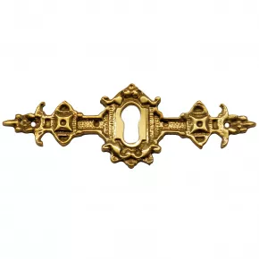 Schlsselschild Messingguss 100 x 35mm