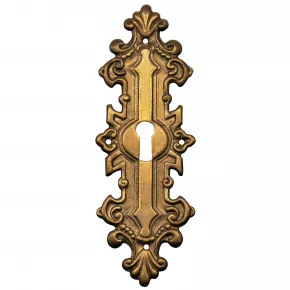 Schlsselschild Messingblech 38 x 116mm