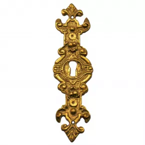 Schlsselschild Messingguss 35 x 120mm