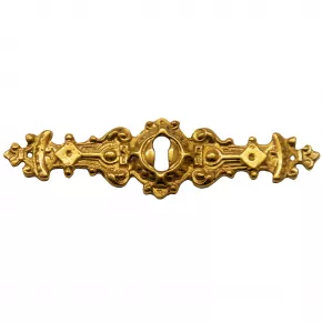 Schlsselschild Messingguss 140 x 38mm