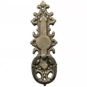 Griffschild Messingblech altverzinnt 38 x 118mm