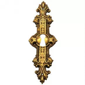 Schlsselschild Messingblech 38 x 115mm