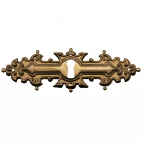 Schlsselschild Messingblech 118 x 40mm