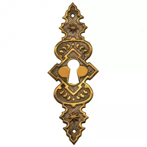 Schlsselschild Messingblech in 30 x 90mm