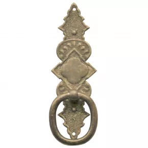 Griffschild Messingblech in 35 x 105mm altverzinnt