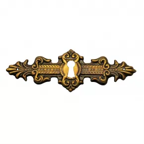 Schlsselschild Messingblech 116 x 40mm