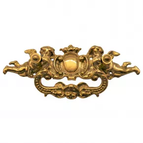 Griffschild Messingguss 125 x 52mm