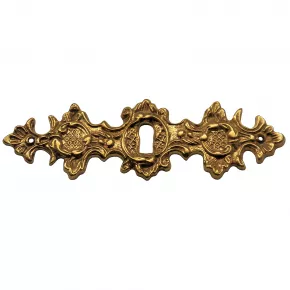 Schlsselschild Messingguss 120 x 35mm