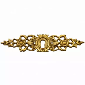 Schlsselschild aus Messingguss 120 x 30mm