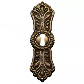 Schlsselschild Messingblech 32 x 110mm