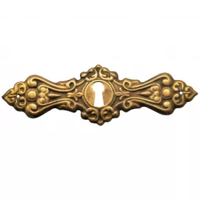 Schlsselschild Messingblech 118 x 38mm