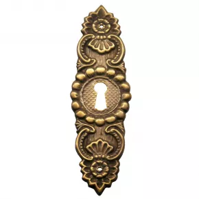 Schlsselschild Messingblech 37 x 123mm