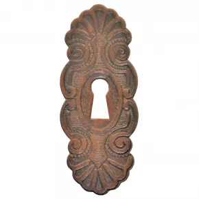 Schlsselschild aus Leder 40 x 85mm