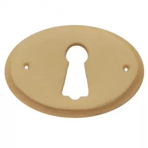 Rosette Knochen Horn 40 x 30mm