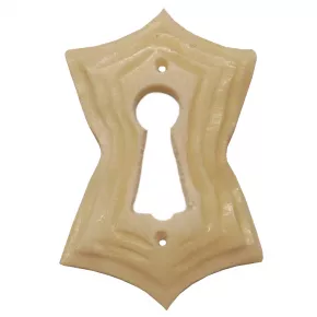 Rosette aus Knochen Horn 29 x 45mm