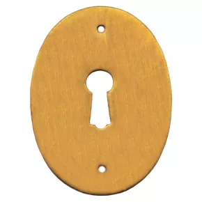 Schlsselschild Messingblech 37 x 52mm